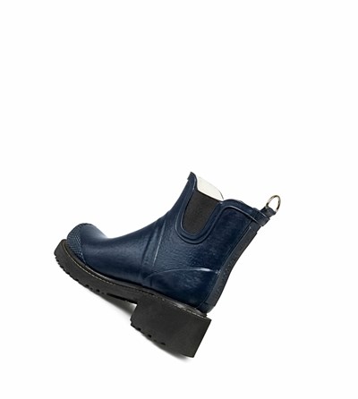 Bottes de Pluie Ilse Jacobsen Femme Indigo Foncé | QTRE-84260