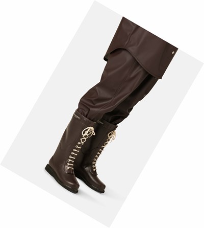 Bottes de Pluie Ilse Jacobsen Femme Marron | DUHO-23897